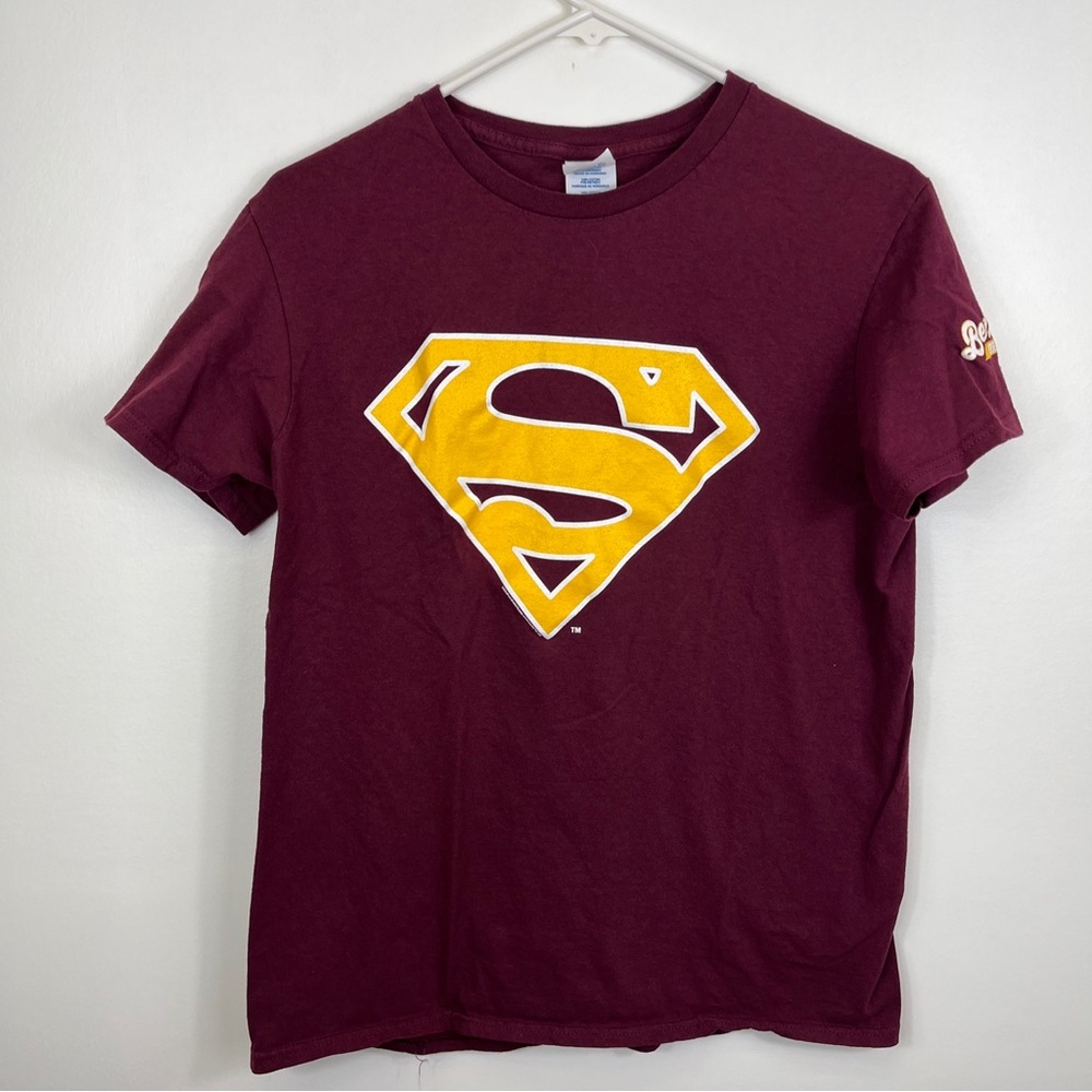 Superman DC Comics Cleveland Cavaliers Mash Up Tshirt SGA Adult Medium
